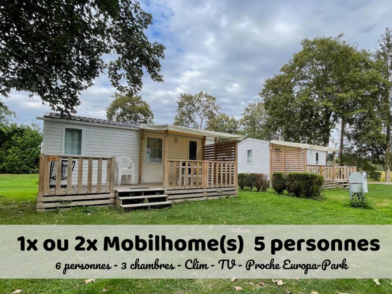 Chez Philippe Et Sylvie - 2 Bungalows Pour 5 Proche Europa-Park Boofzheim Exteriör bild